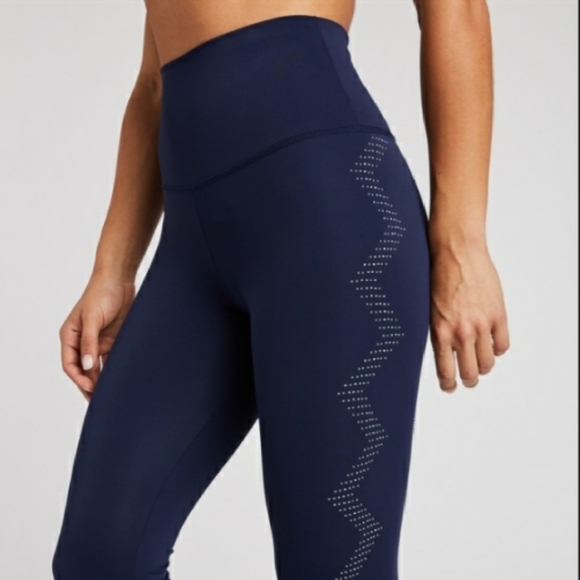 Beach Riot Pants - Beach Riot NWT navy blue full length size Med